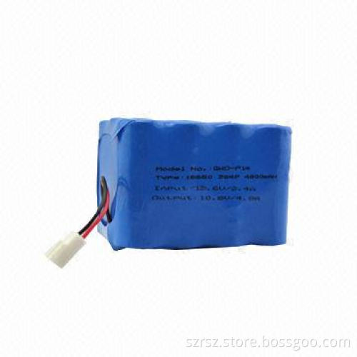 Lithium-ion batteries, 10.8V/4,800mAh battery pack